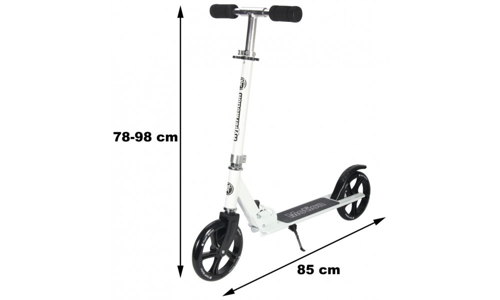 Самокат HyperMotion Rockster white - 1