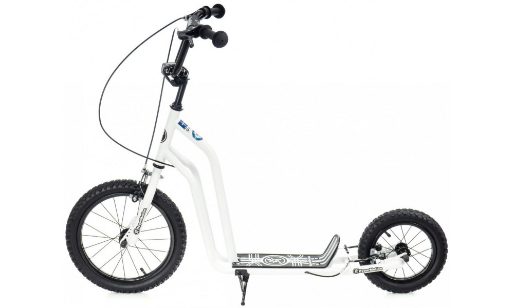 Самокат HyperMotion Viva 16 white - 3