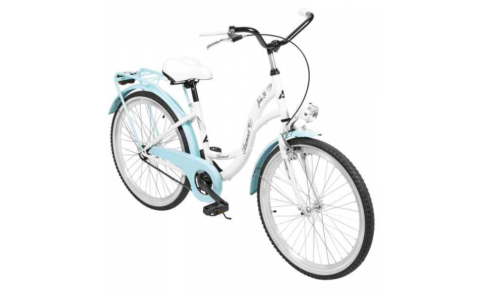 Bicycle AZIMUT Julie 24" 2023 white-turquoise - 1
