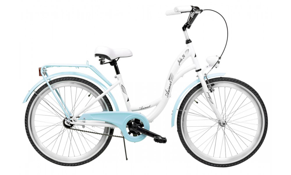 Bicycle AZIMUT Julie 24" 2025 white-turquoise - 3
