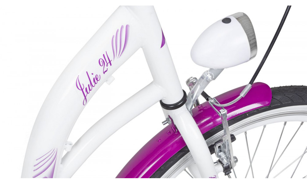 Bicycle AZIMUT Julie 24" 2023 white-violet - 3