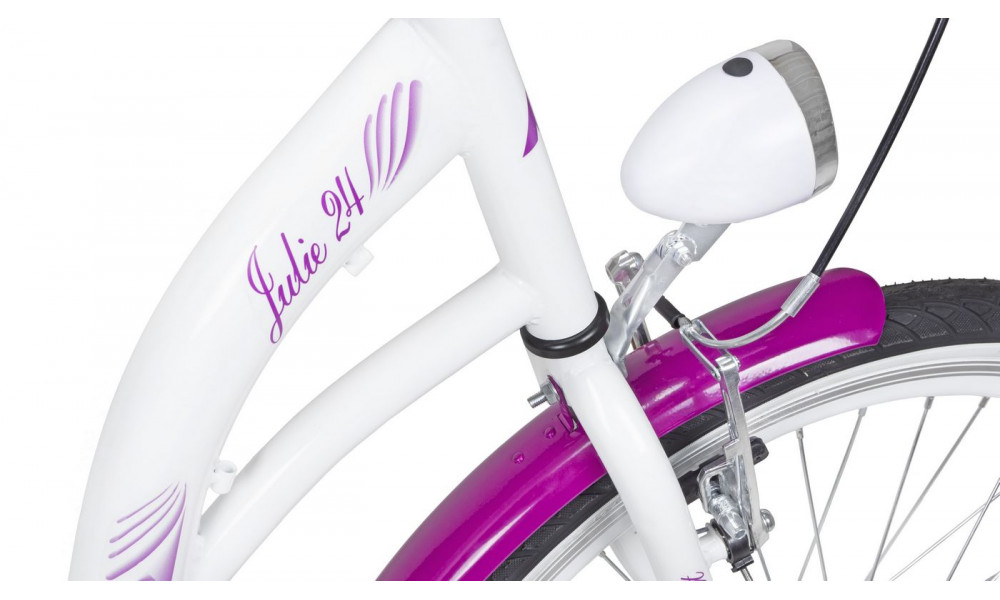 Bicycle AZIMUT Julie 24" 2025 white-violet - 3