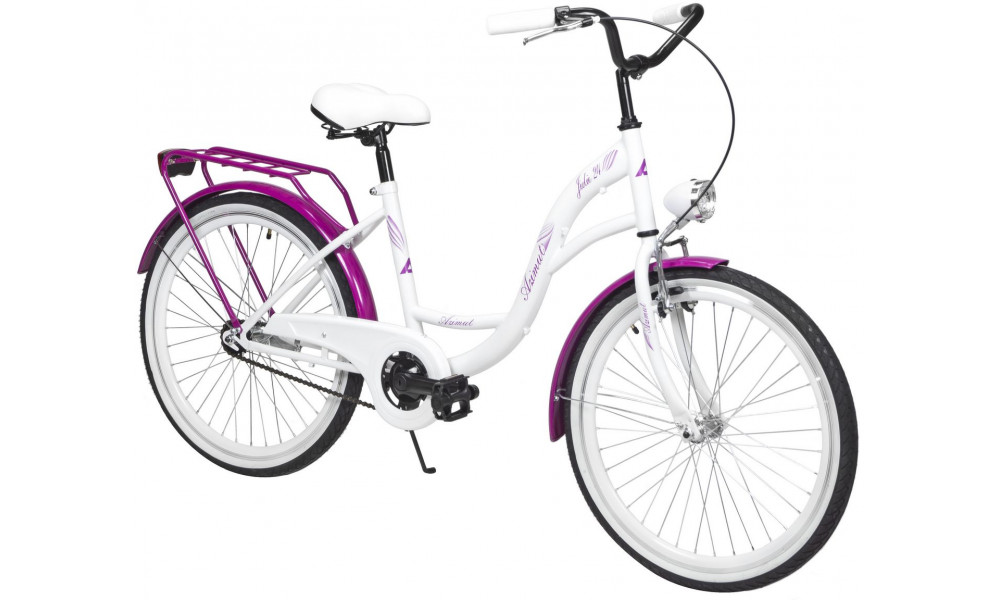 Bicycle AZIMUT Julie 24" 2025 white-violet - 4