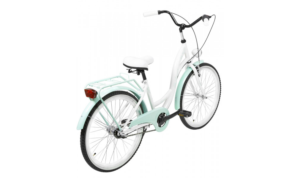 Bicycle AZIMUT Julie 24" 3-speed 2025 white-turquoise - 1