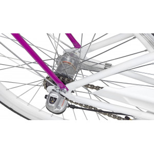 Bicycle AZIMUT Julie 24" 3-speed 2023 white-violet