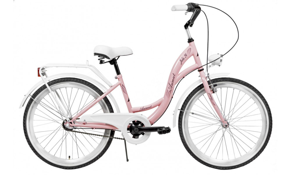 Bicycle AZIMUT Julie 24" 3-speed 2025 pink-white - 1
