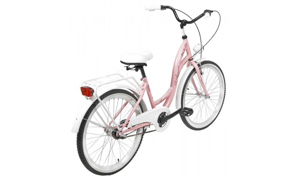 Bicycle AZIMUT Julie 24" 3-speed 2023 pink-white - 2