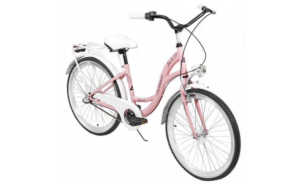 Bicycle AZIMUT Julie 24" 3-speed 2023 pink-white - 3