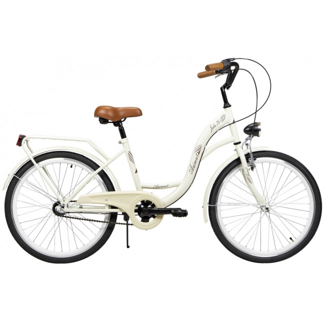 Bicycle AZIMUT Julie 24" 3-speed 2025 light cream