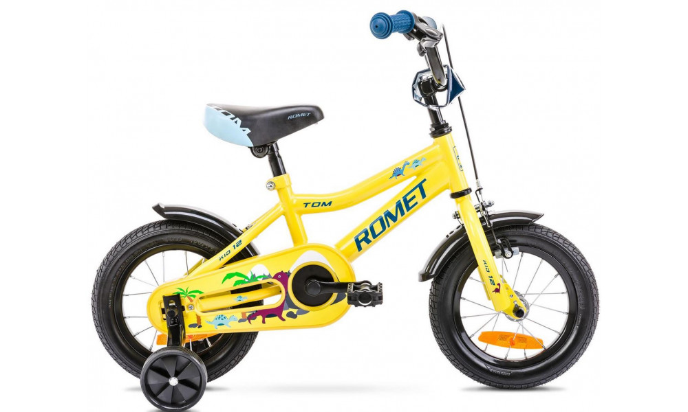 Bicycle Romet Tom 12" 2021 yellow-blue - 1