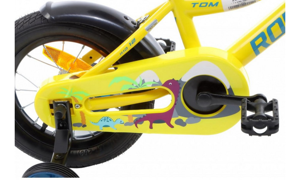 Bicycle Romet Tom 12" 2021 yellow-blue - 4