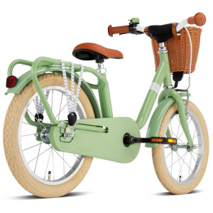 Bicycle PUKY Steel Classic 16 retro-green