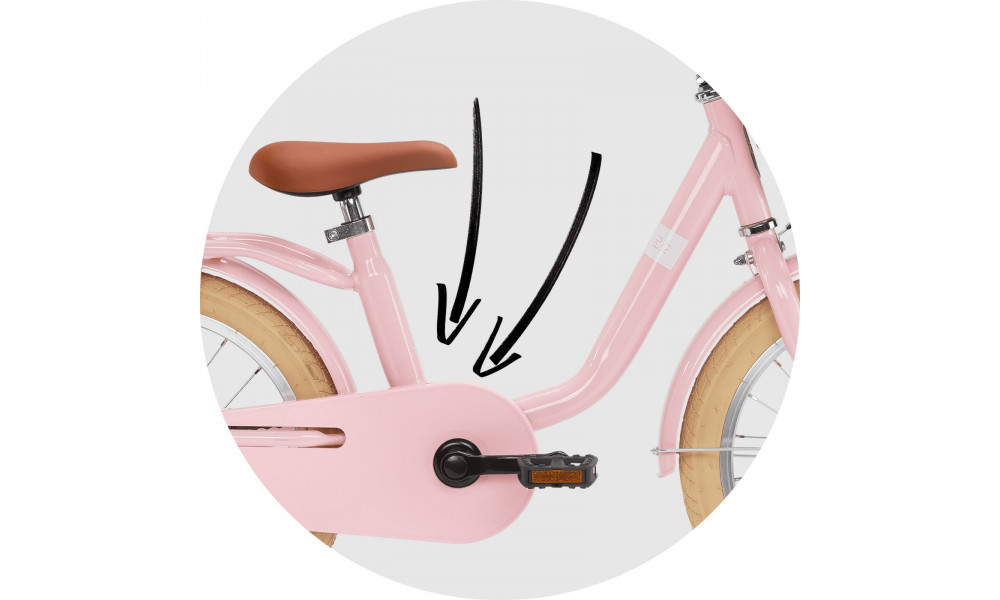 Велосипед PUKY Steel Classic 16 retro-rose - 4
