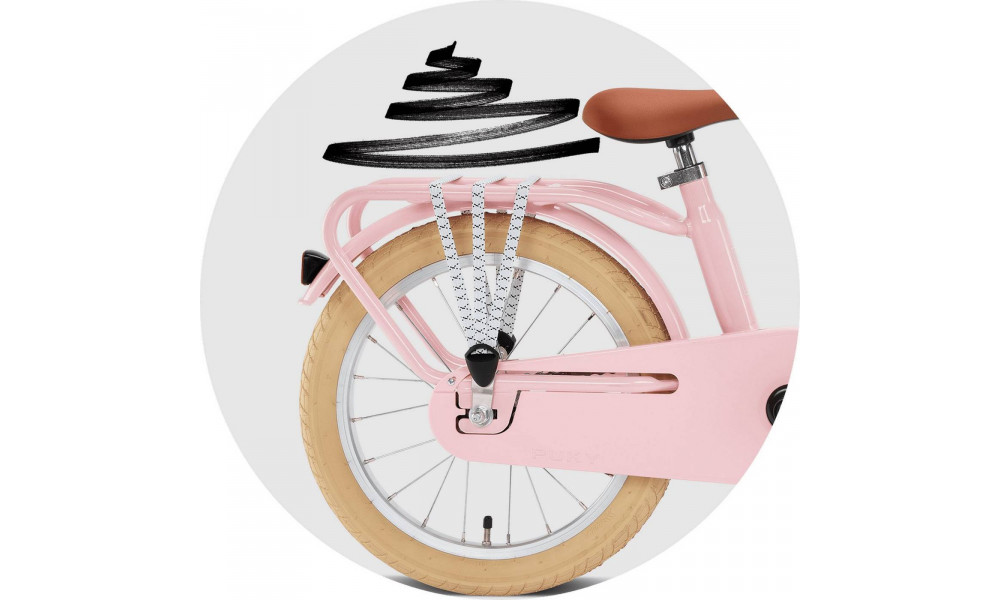Bicycle PUKY Steel Classic 16 retro-rose - 7