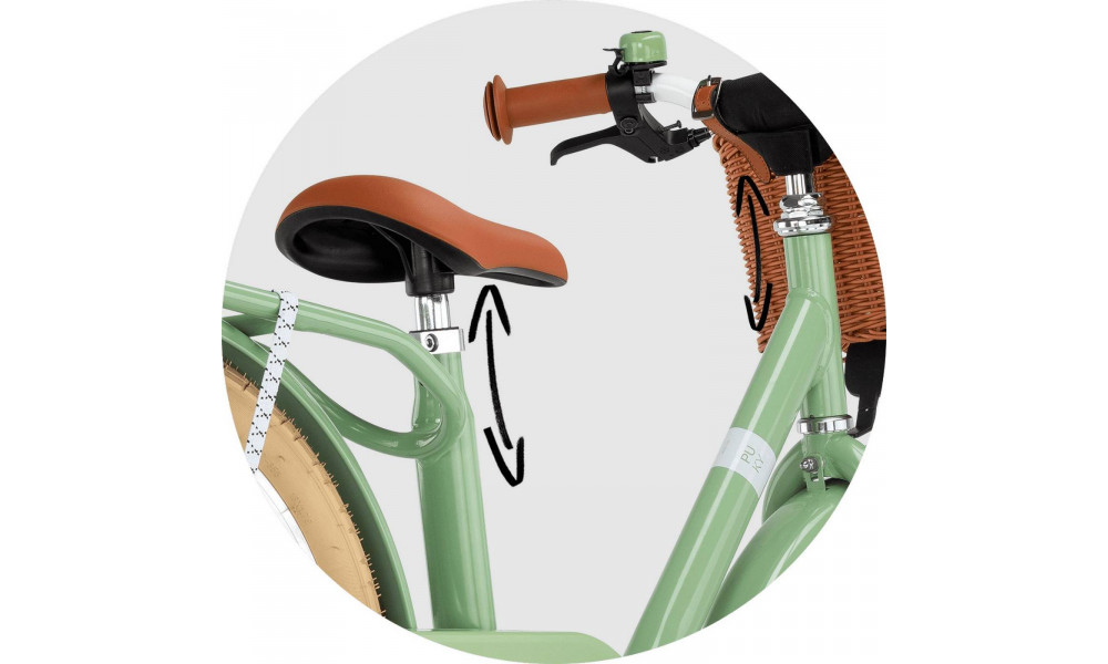 Велосипед PUKY Steel Classic 18 retro-green - 6