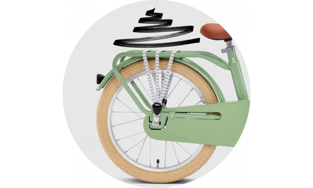 Велосипед PUKY Steel Classic 18 retro-green - 7