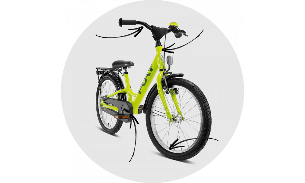 Велосипед PUKY YOUKE 18-1 Alu freshgreen - 4