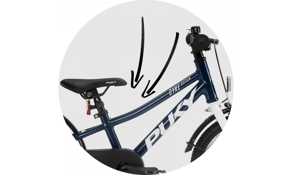 Велосипед PUKY CYKE 16-1 Alu racingblue-white - 4
