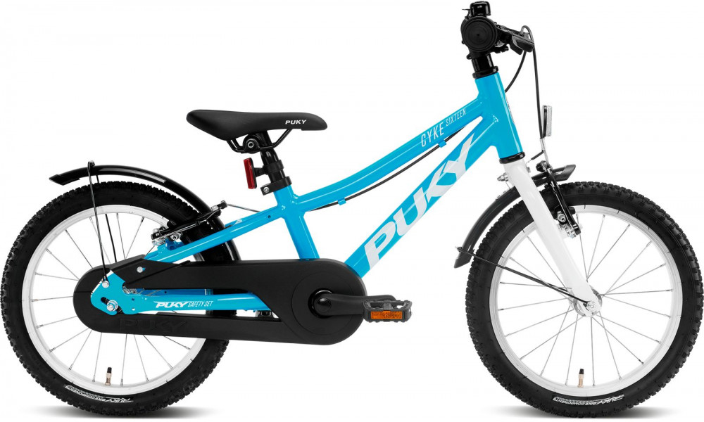 Bicycle PUKY CYKE 16-1 Alu Freewheel freshblue-white - 1