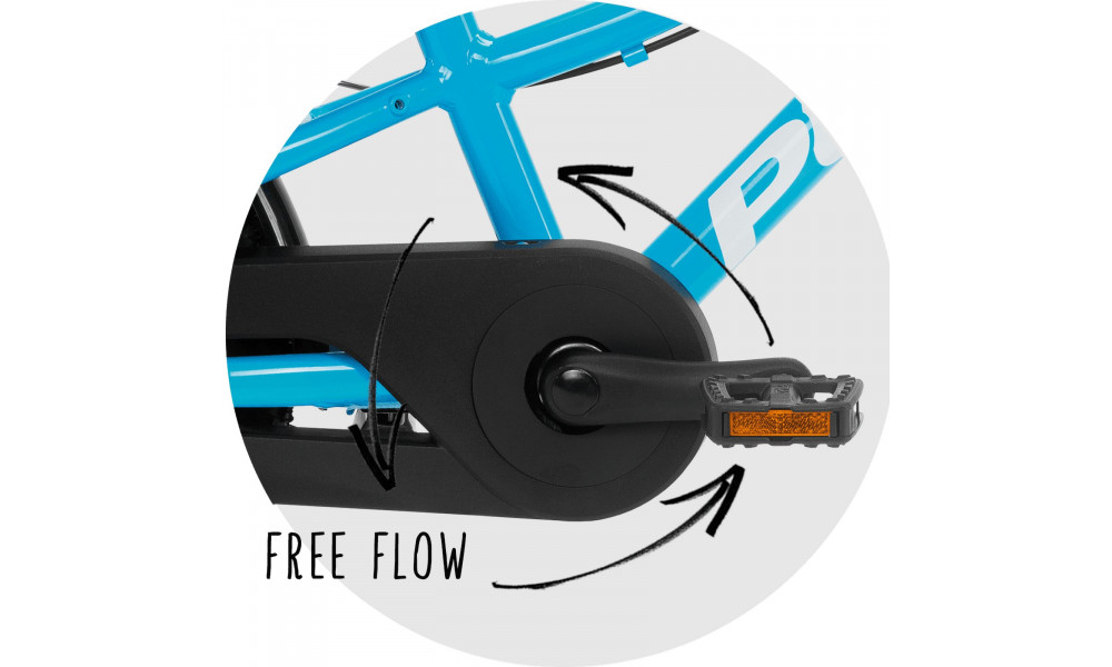 Велосипед PUKY CYKE 16-1 Alu Freewheel freshblue-white - 6