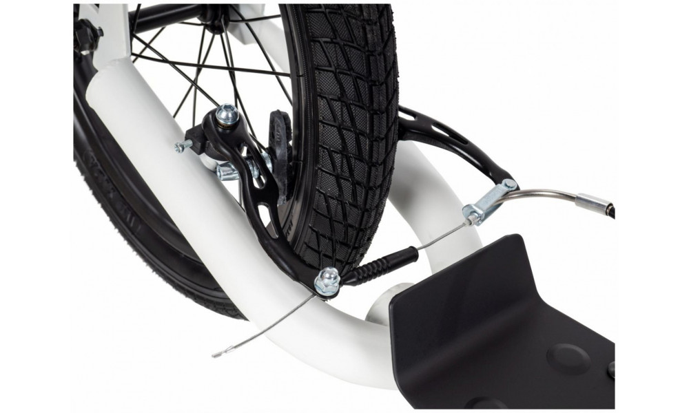 Самокат HyperMotion Riva 20/16 white - 8