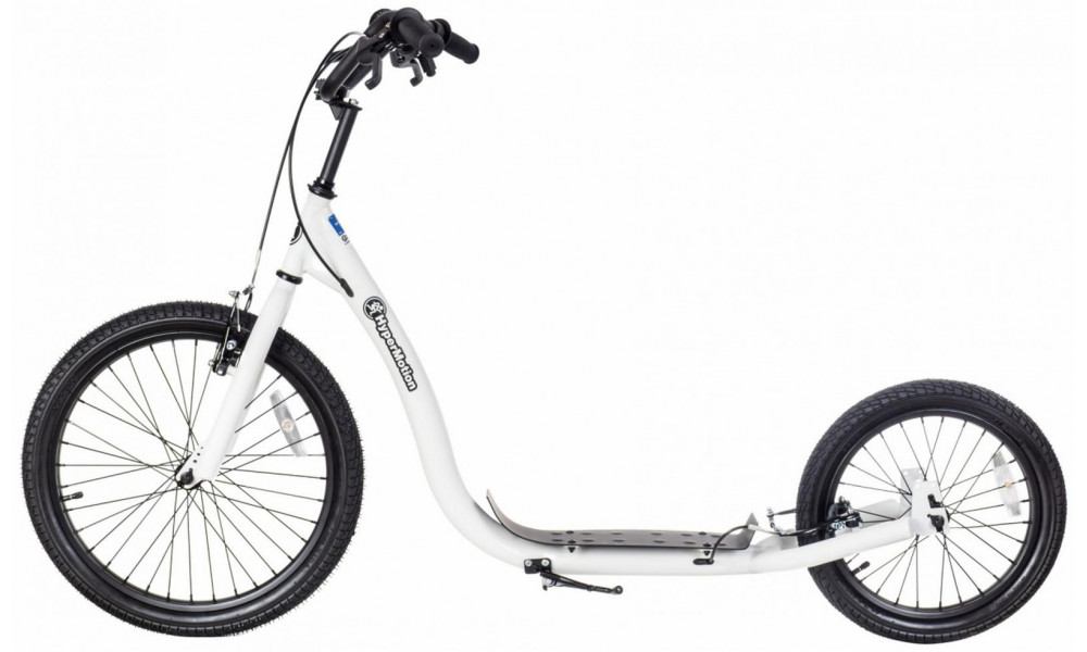 Самокат HyperMotion Riva 20/16 white - 9