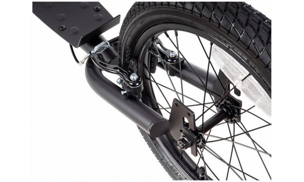 Самокат HyperMotion Riva 20/16 black - 4