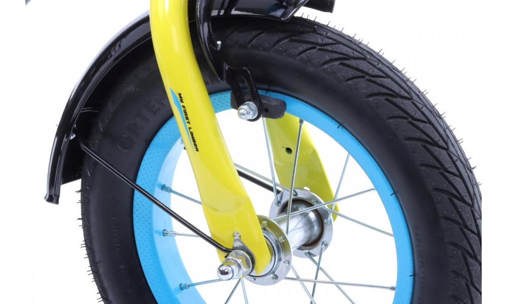 Dviratis Monteria Limber 12" black-yellow-blue - 2