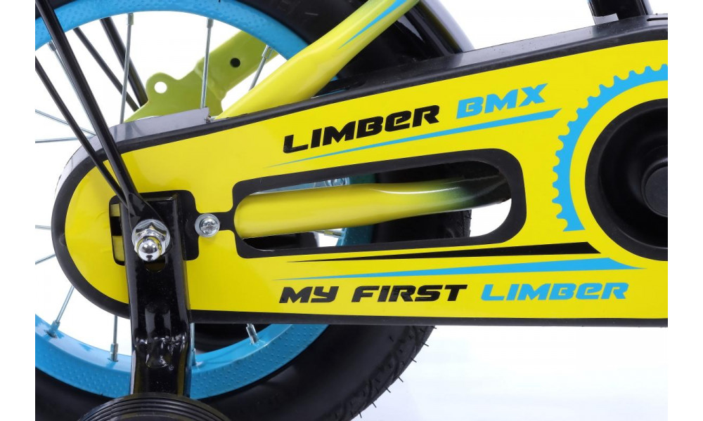 Dviratis Monteria Limber 12" black-yellow-blue - 8