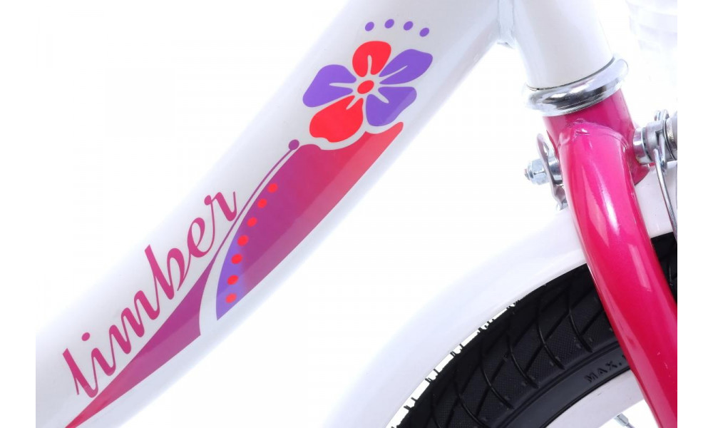Bicycle Monteria Limber 16" white-pink - 5