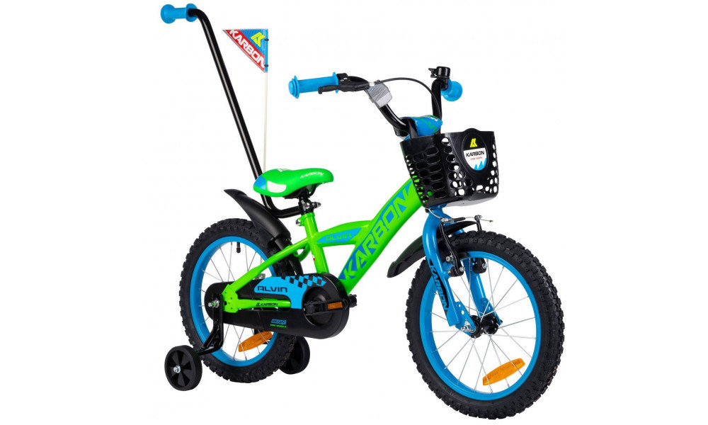 Bicycle Karbon Alvin 18 green-blue - 7