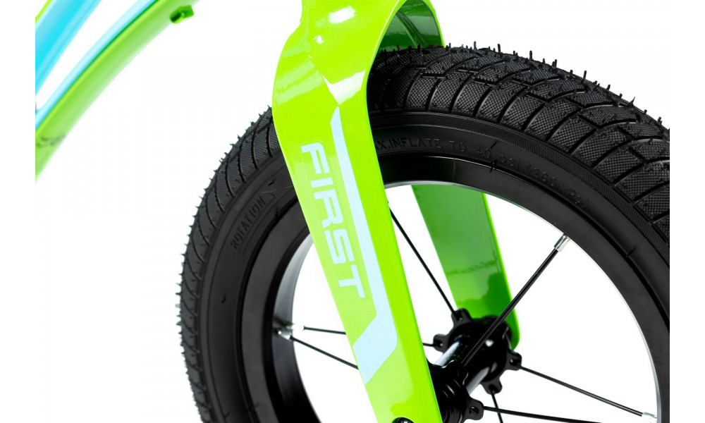 Balance / learner bike Karbon First green-blue - 4