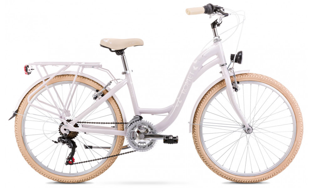 Велосипед Romet Panda 1 24" Alu 2022 violet-white 