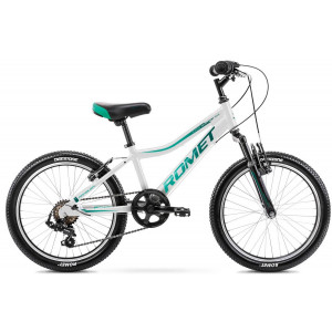 Велосипед Romet Rambler KID 2 20" Alu 2022 white-green