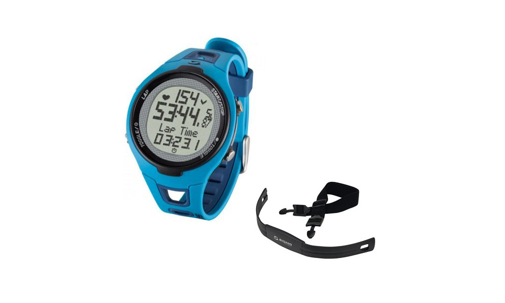Sportswatch / heart rate monitor SIGMA PC 15.11 with HR blue - 1