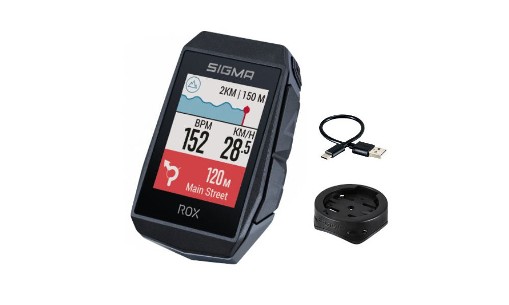 Велокомпьютер SIGMA ROX 11.1 Evo GPS Black - 6