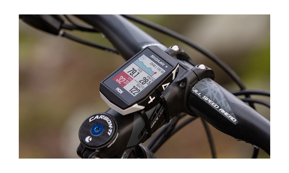 Bike computer SIGMA ROX 11.1 Evo GPS White Sensor Set - 6