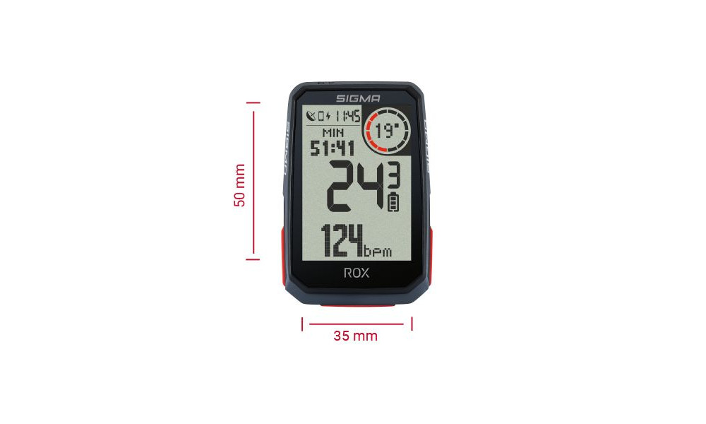 Bike computer SIGMA ROX 4.0 GPS Black Sensor Set - 4