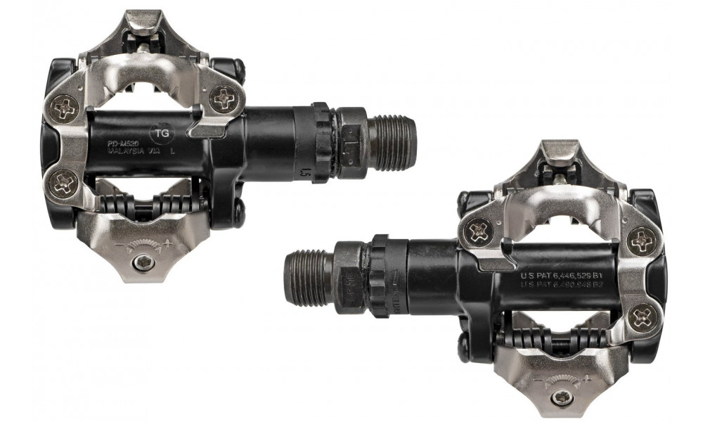 Педали Shimano PD-M520 SPD + SM-SH51 black - 1