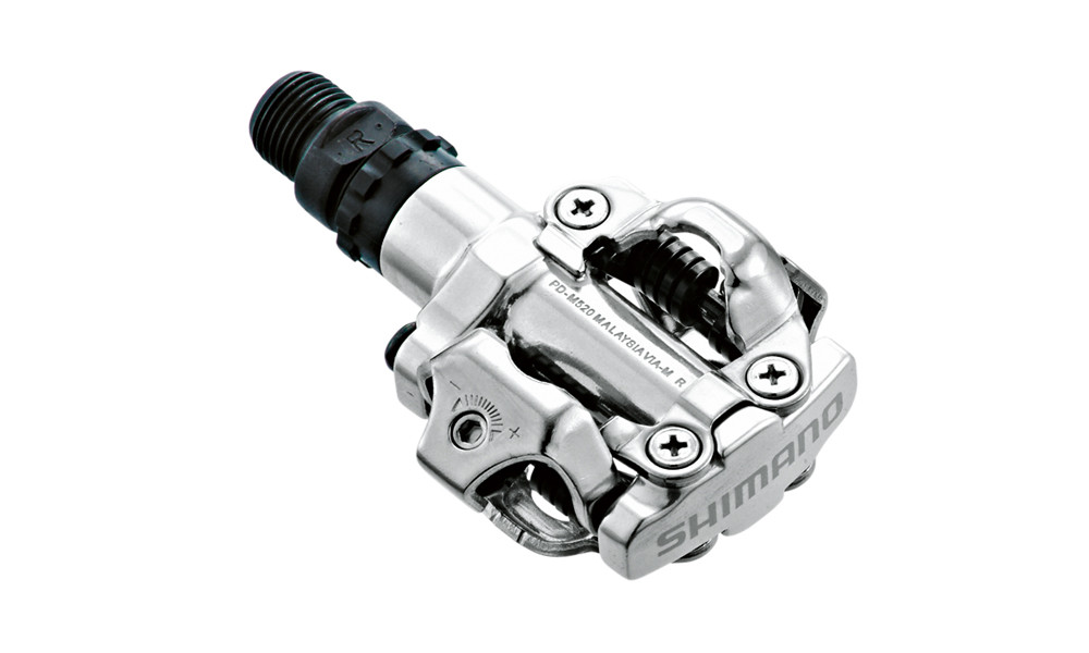 Педали Shimano PD-M520 SPD + SM-SH51 silver 