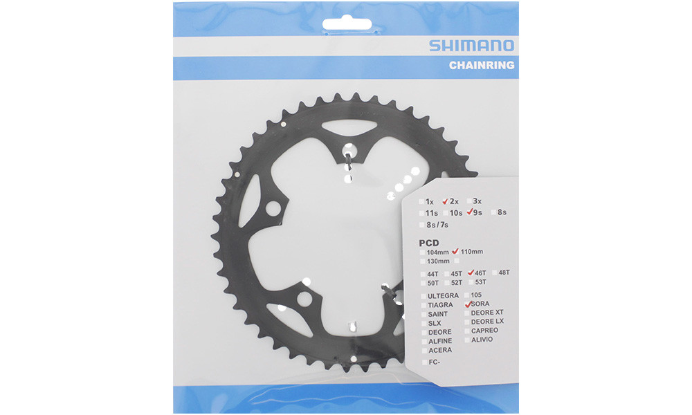 Передняя звезда Shimano FC-3550-46T - 1