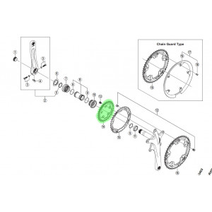 Передняя звезда Shimano FC-3503-30T