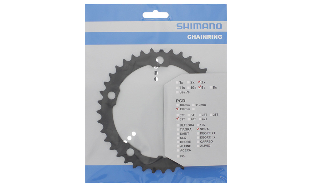 Передняя звезда Shimano FC-3503-39T - 1