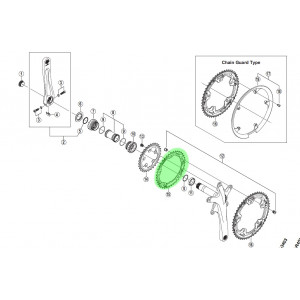 Передняя звезда Shimano FC-3503-39T