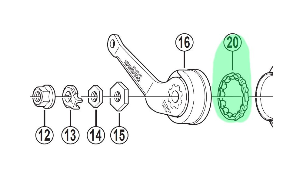 Подшипники Shimano SG-3C40 3/16"X14 - 1