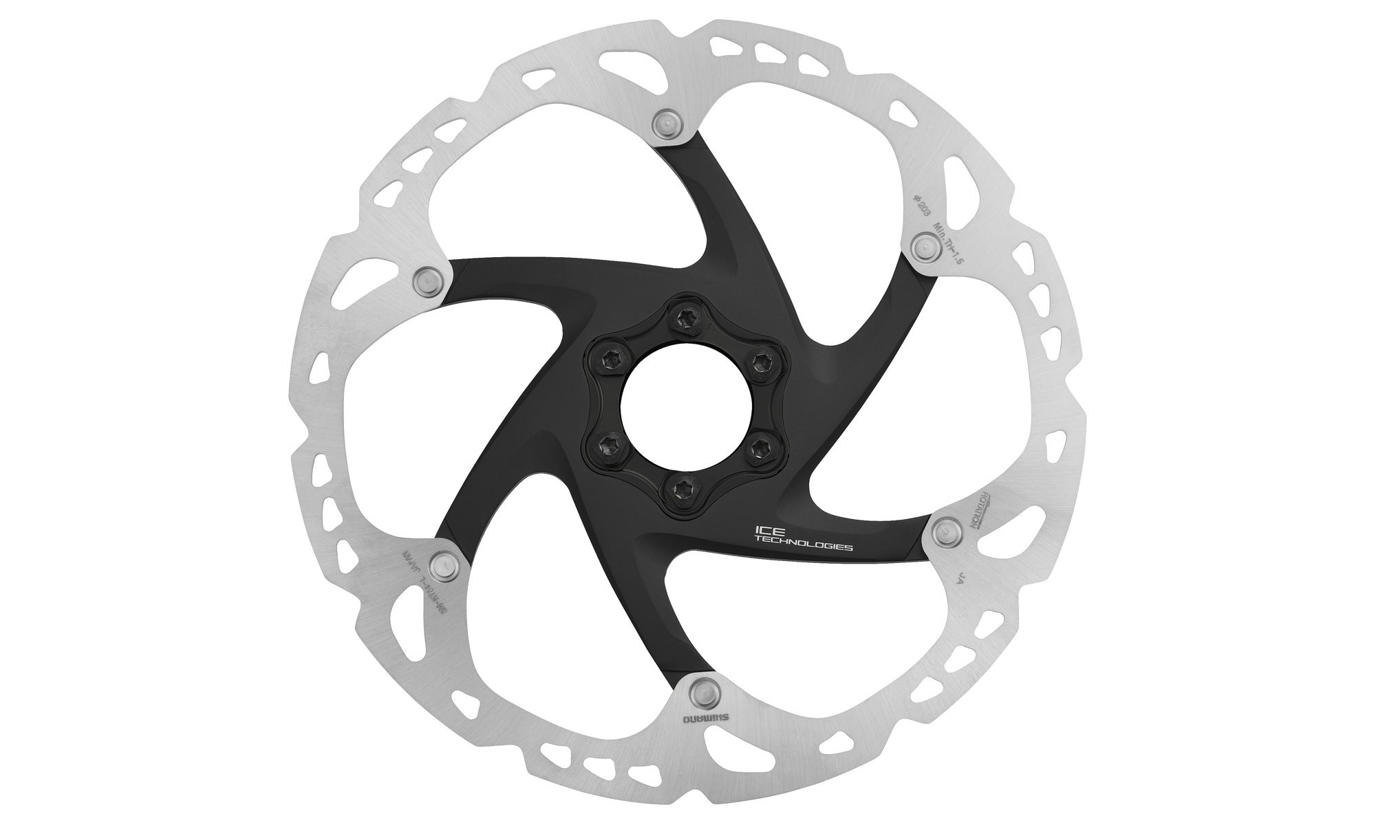 Тормозной диск Shimano XT SM-RT86 203MM 6-bolt - 1