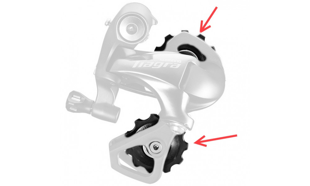 Ролики заднего переключателя Shimano RD-4700 - 2