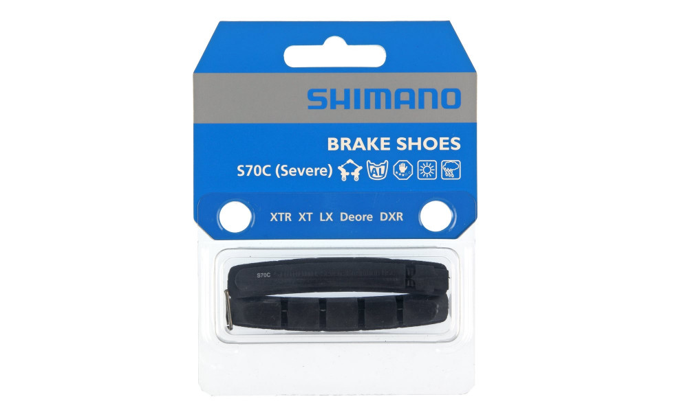 Вставки тормозных колодок Shimano S70C - 1