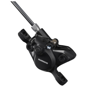 Дисковые гидравлические тормоза передние Shimano BL/BR-MT200(L) black