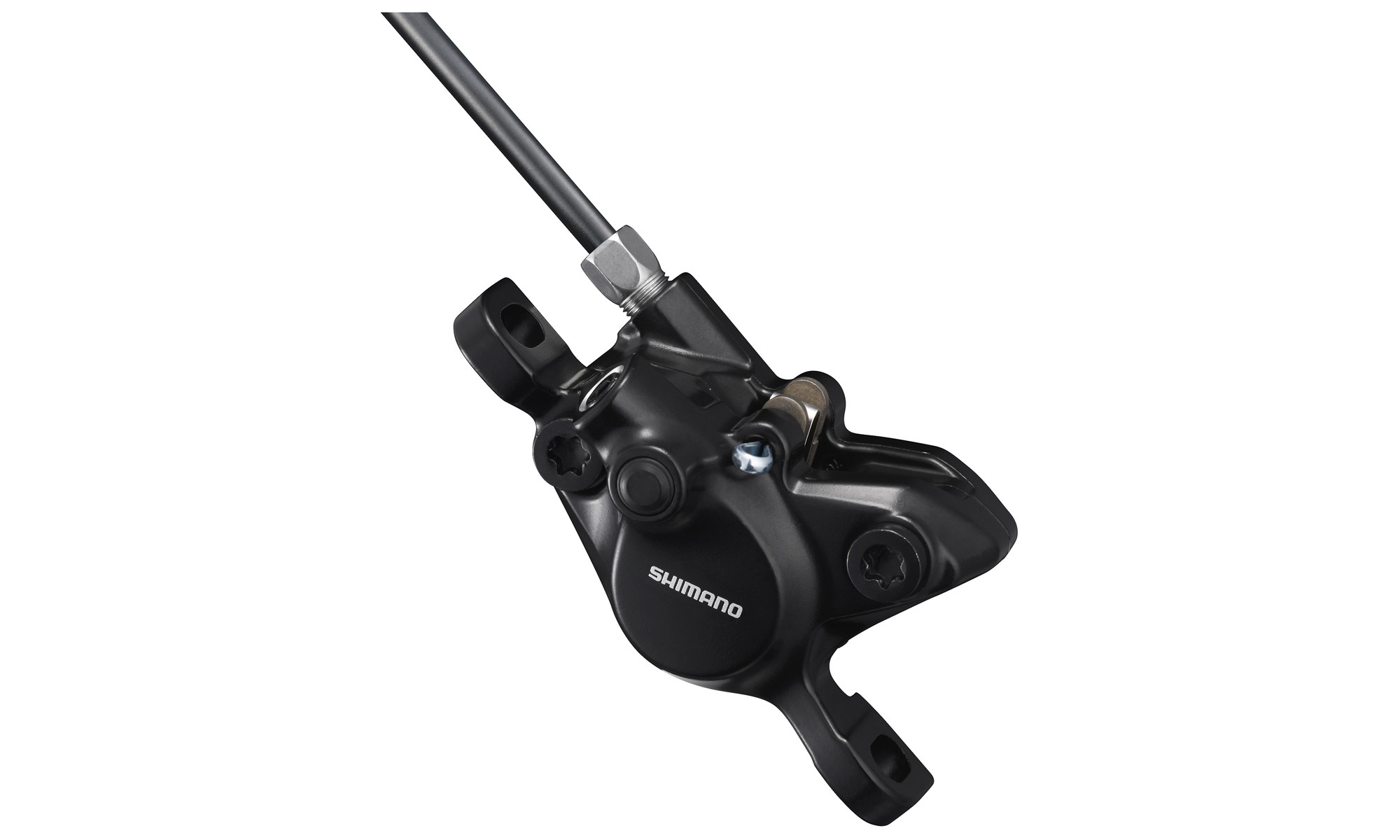 Дисковые гидравлические тормоза передние Shimano BL/BR-MT200(L) black - 2